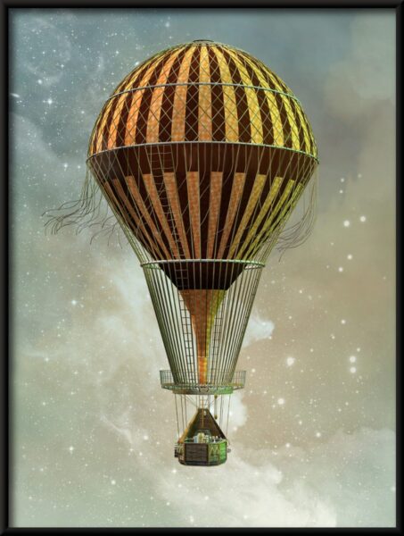 Affiche de vol en montgolfière – Image 2