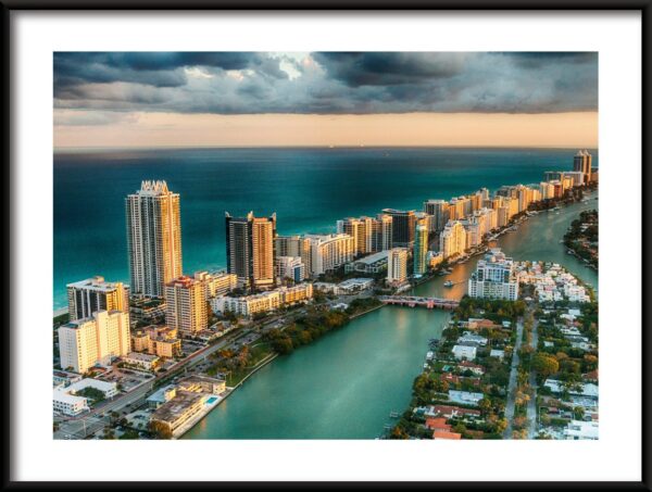 Affiche de paysage de Miami