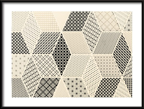 Diamants à motifs