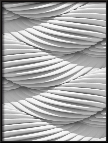 Affiche entrelacée blanche – Image 4