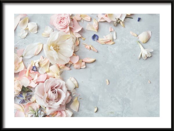 Affiche de composition de flocons