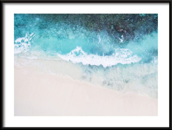 Affiche sable et mer