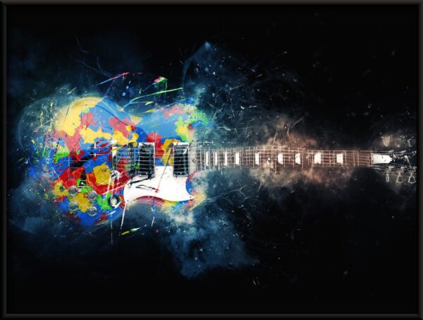 Couleurs de guitare Poster – Image 2