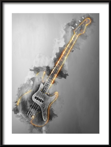 Affiche guitare électrique