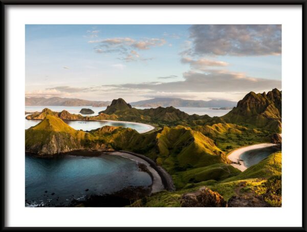 Affiche des îles Komodo