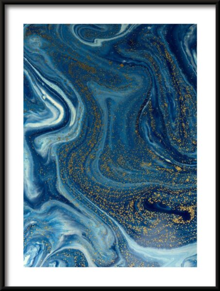 Or dans le bleu Poster – Image 3
