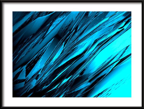 Couches bleues Poster