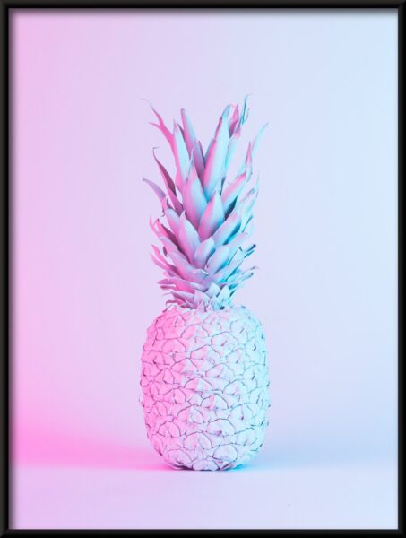 Ananas au néon Poster – Image 2