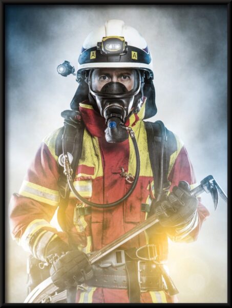 Affiche Pompier en action – Image 4
