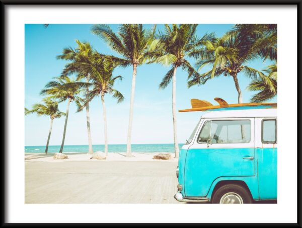 Affiche automatique sur la plage