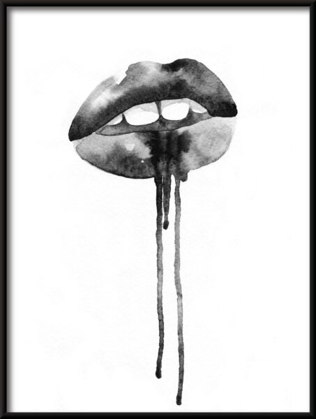 Lèvres noires Poster – Image 2