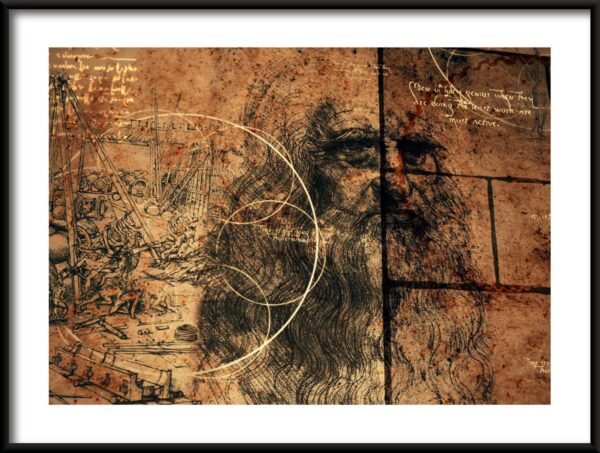 Leonardo Génie Poster