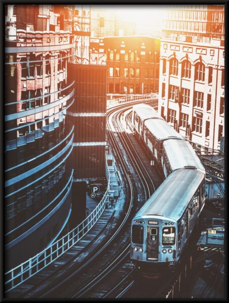 Affiche ferroviaire de la ville – Image 4