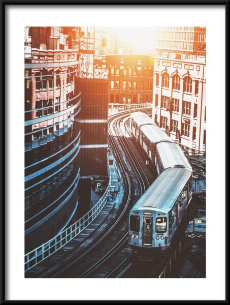 Affiche ferroviaire de la ville – Image 3