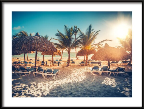 Plage paradisiaque Poster
