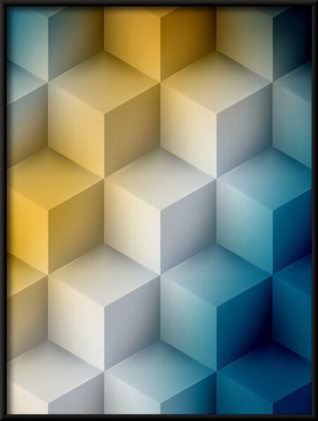 Cubes colorés Poster – Image 4
