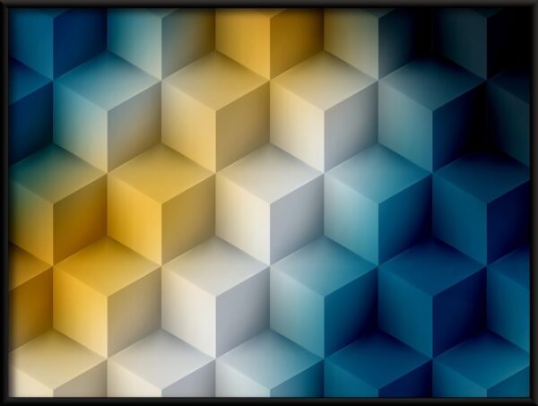 Cubes colorés Poster – Image 2