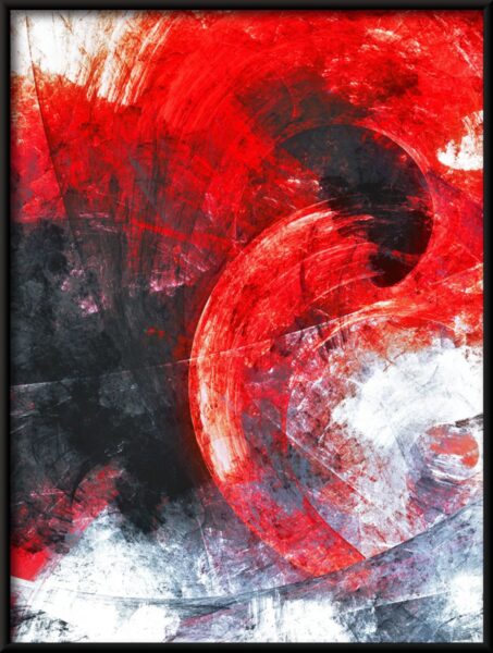 Affiche d'abstraction rouge – Image 4