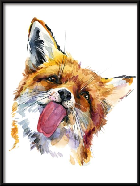 Affiche Portrait d'un renard – Image 2