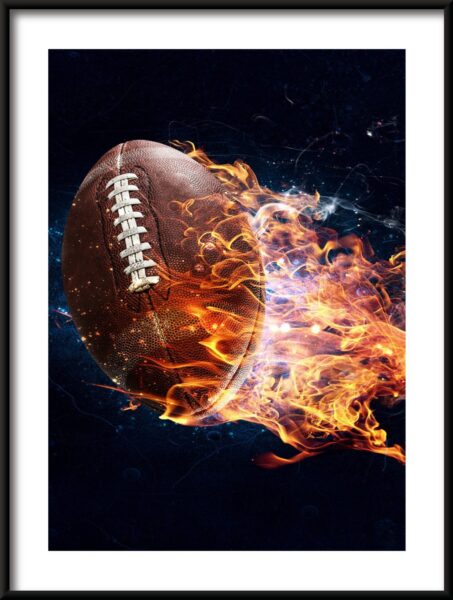 Football brûlant Poster – Image 3