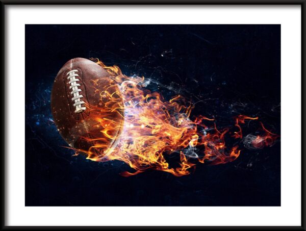 Football brûlant Poster