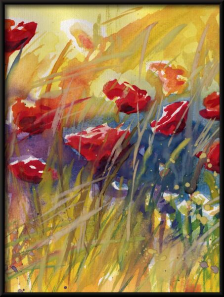 Affiche coquelicots et bleuets – Image 4