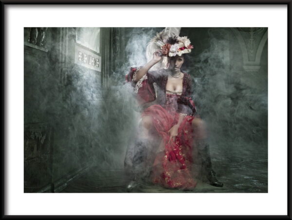 Affiche Dame dans le brouillard