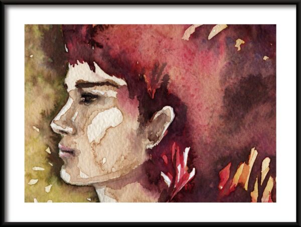 Cheveux roux Poster