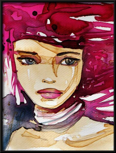 Affiche de visage de fille – Image 4