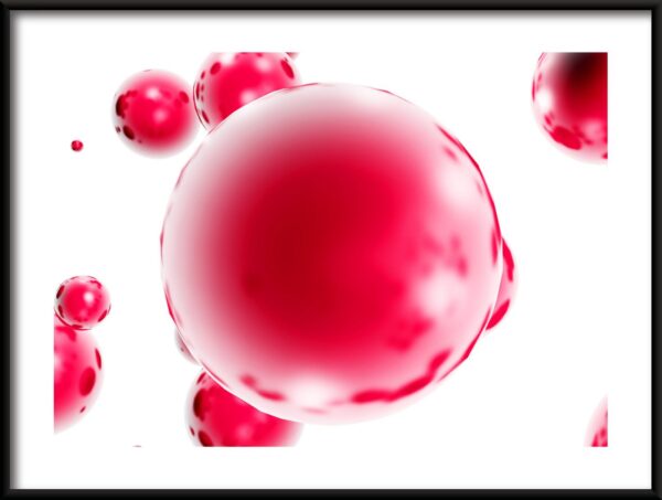 Affiche Perles rouges