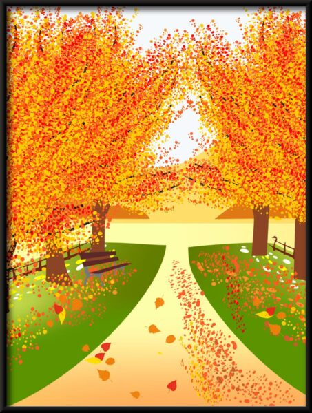 Affiche de route d'automne – Image 4
