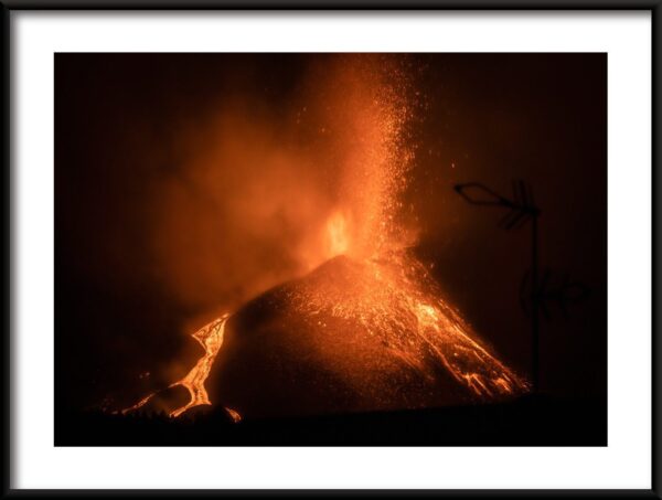 Éruption volcanique Poster