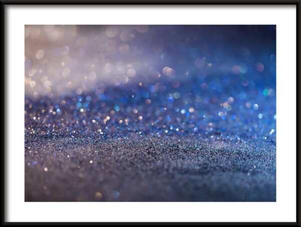 Pluie bleue Poster