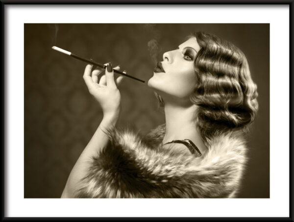 Affiche de traînée de fumée