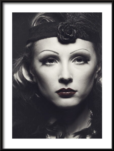 Poster Bandeau avec une rose