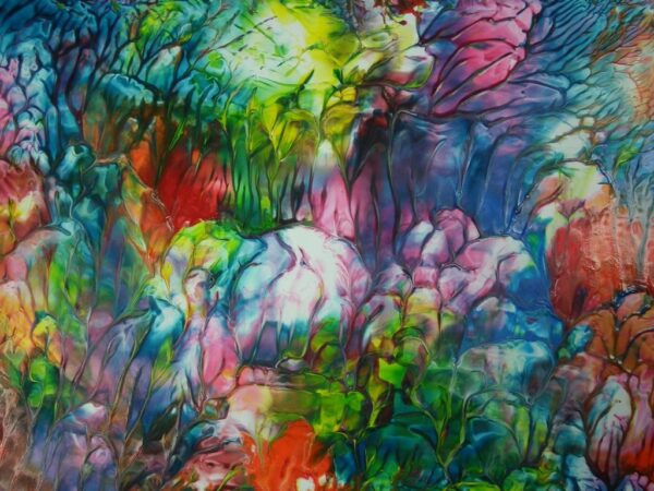 Peinture murale Mer de couleurs