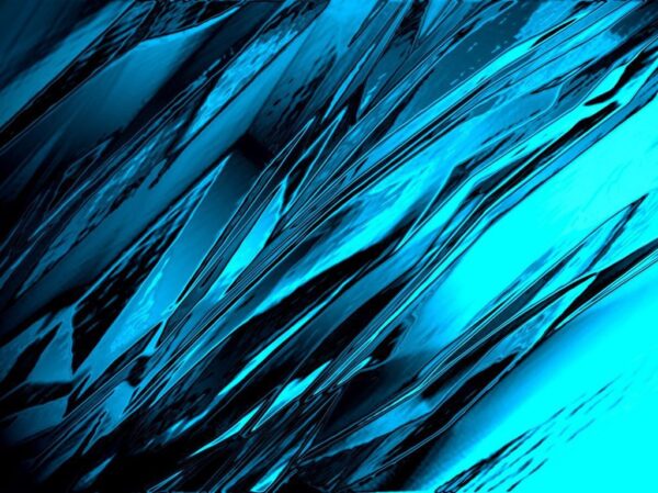 Peinture murale Abstraction bleue