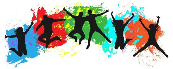 Peinture murale Sauter en couleurs