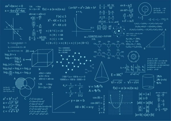 Poster XXL Formules Mathématiques
