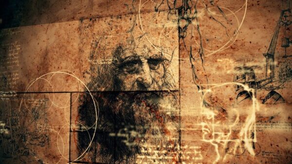 Poster XXL Code de Léonard de Vinci