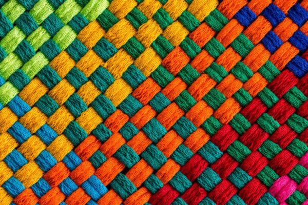 Peinture murale Fil de tissage
