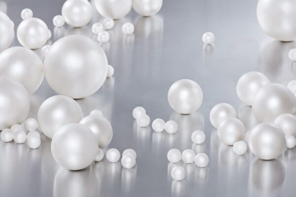 Peinture murale Perles blanches