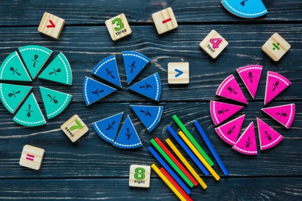 Peinture murale Science des fractions