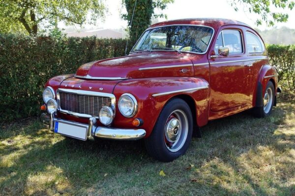 Poster XXL Volvo rouge