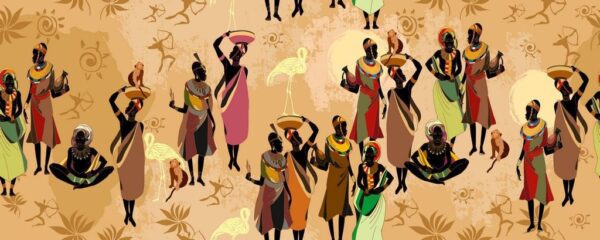 Peinture murale Femmes Africaines