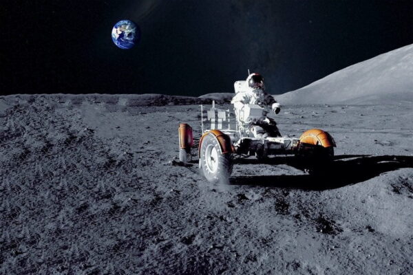 Peinture murale Rover lunaire