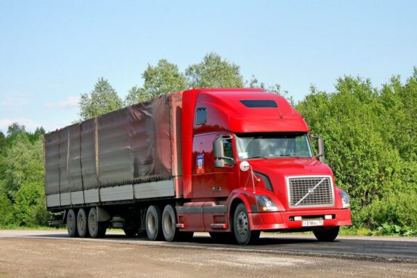 Poster XXL Camion Rouge