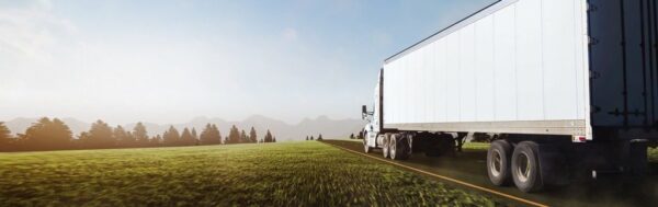 Peinture murale Camion dans les montagnes