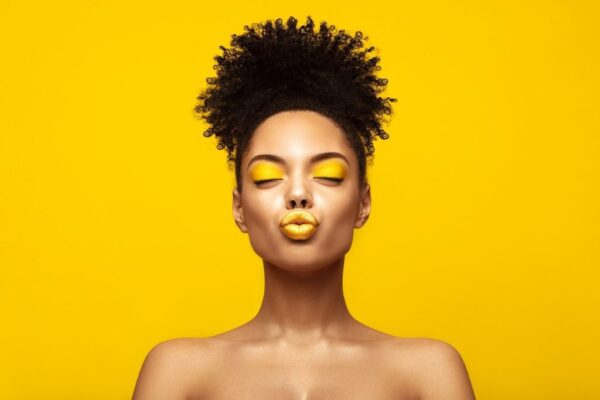 Peinture murale Portrait d'une femme afro-américaine