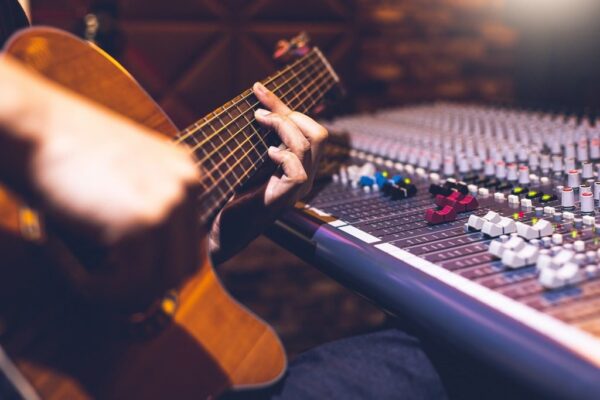 Papier peint Musicien de guitare